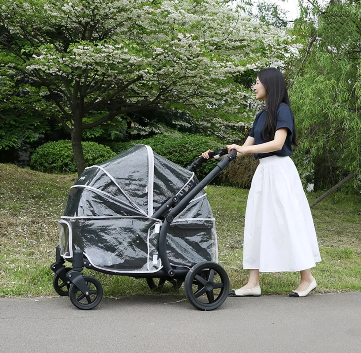 韓國POMPOLARR推車專用防風雨遮