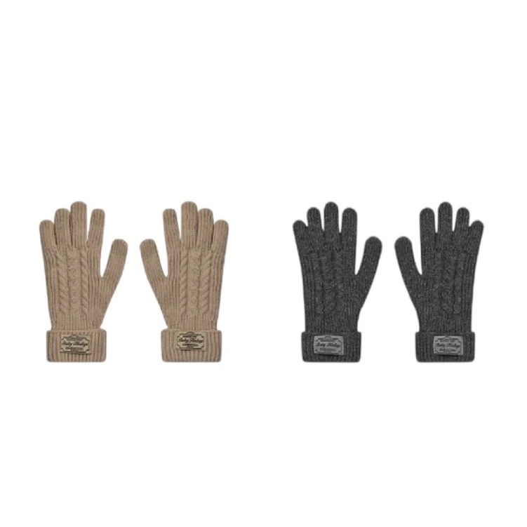 winter cable gloves 麻花編織手套