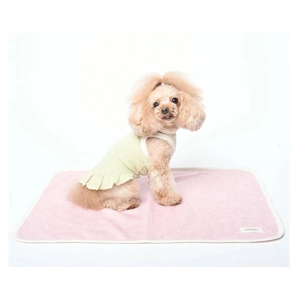Organic cotton striped reversible blanket ｜ 有機棉素面毯