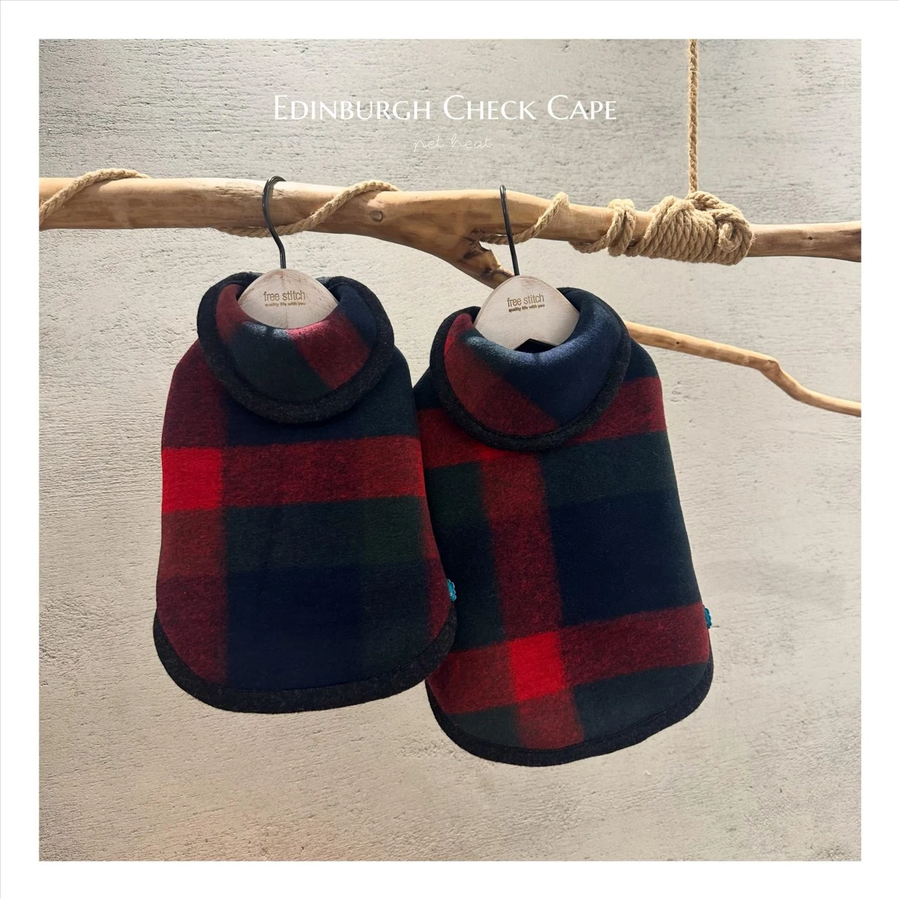 Edinburgh Check Cape 愛丁堡格紋斗篷