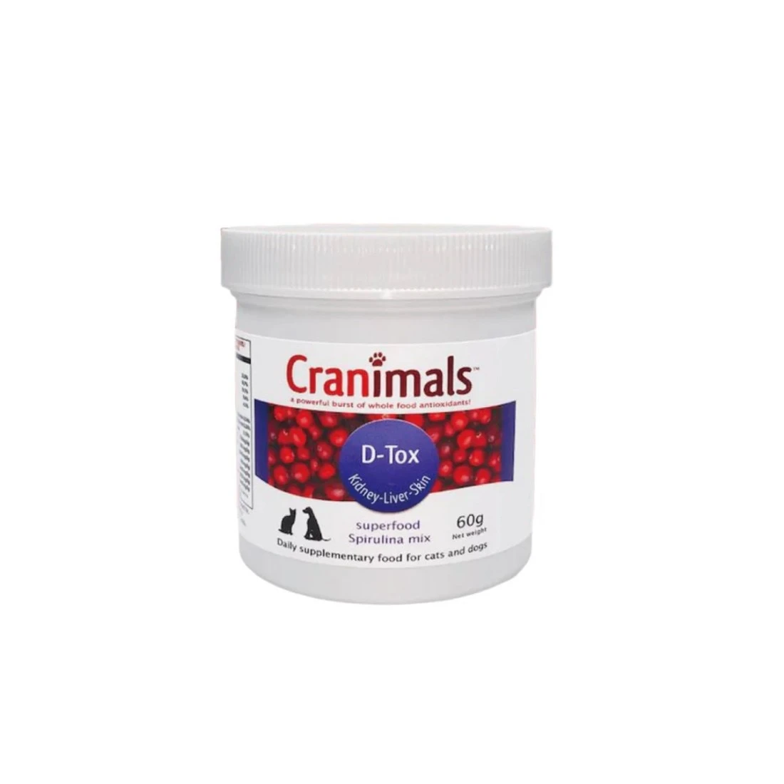 克萊莓Cranimals  D•TOX海洋螺旋藻蔓越莓粉
