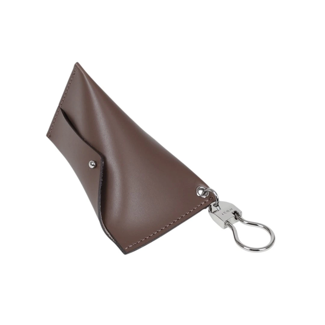 HOZI poop bag 平面光滑版皮革便便袋