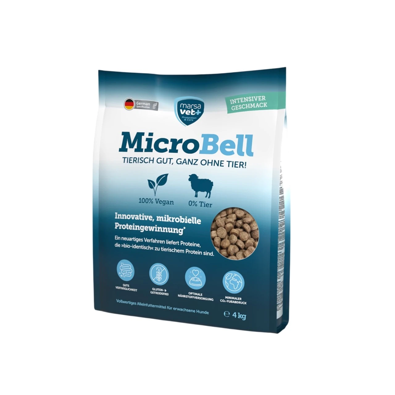 Microbell 貝爾克｜ 微生物酵母蛋白低敏犬糧（全齡犬適用） 腸胃敏感・皮膚修護・低敏全營養