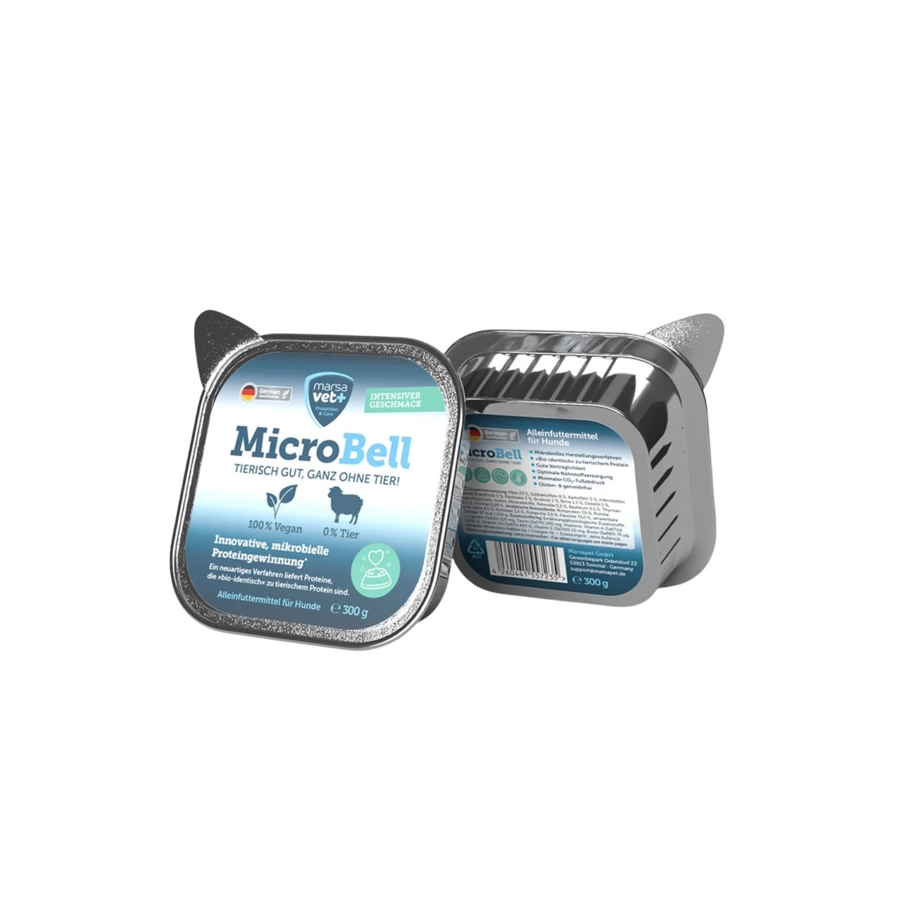 MicroBell 貝爾克|微生物蛋白低敏濕食 300g (單一蛋白・腸胃・皮膚長期照顧)