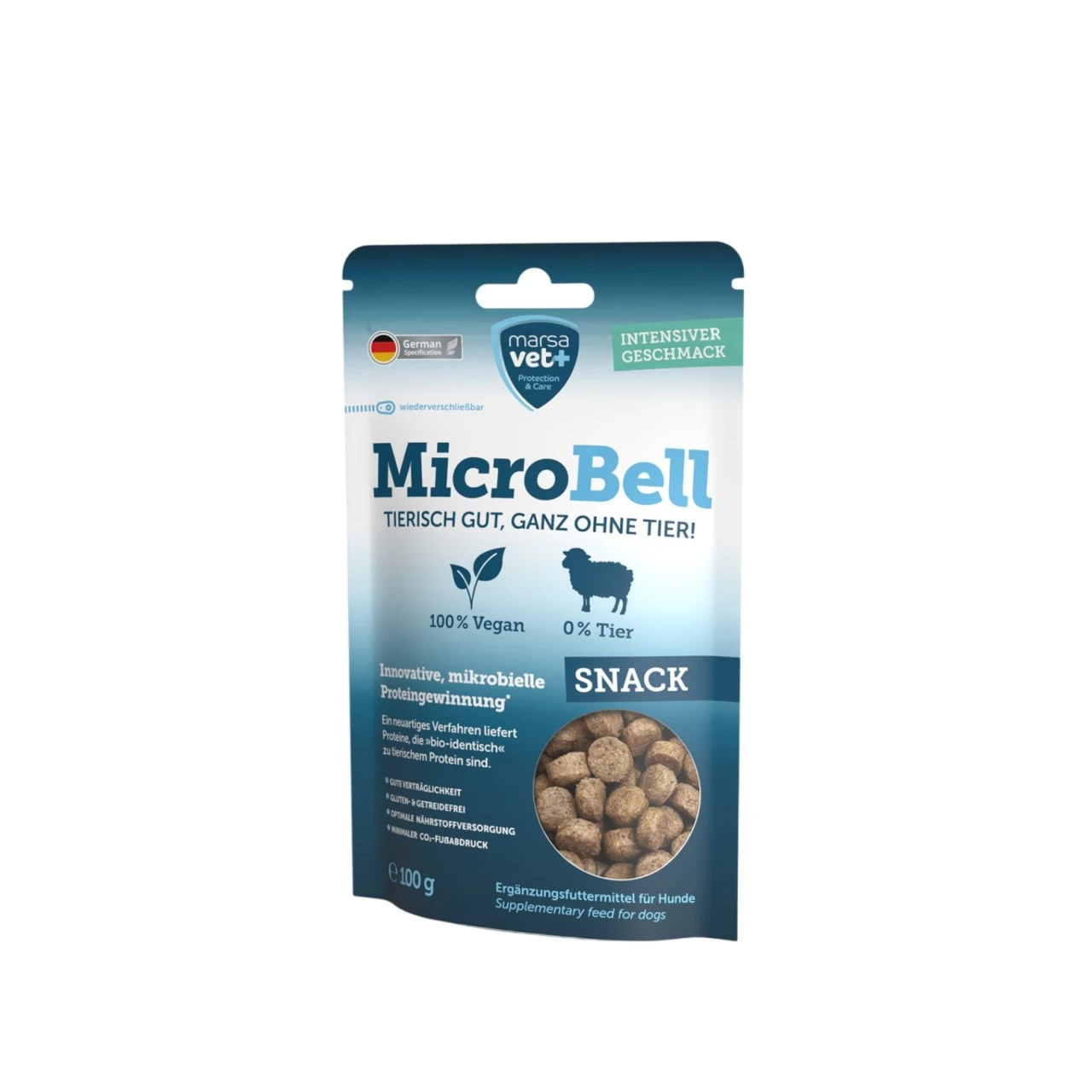 MicroBell 貝爾克｜微生物蛋白低敏訓練零食 100g
