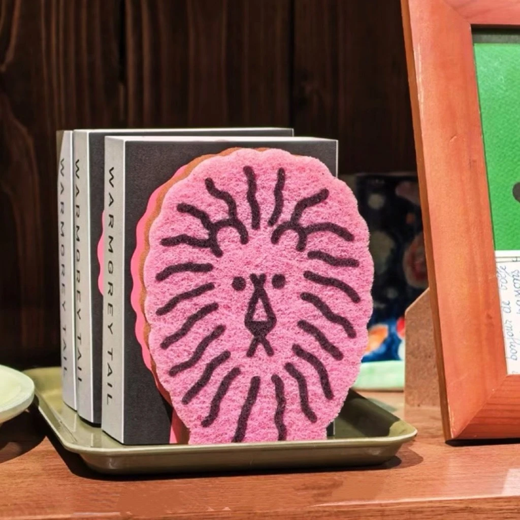 獅子造型清潔海綿