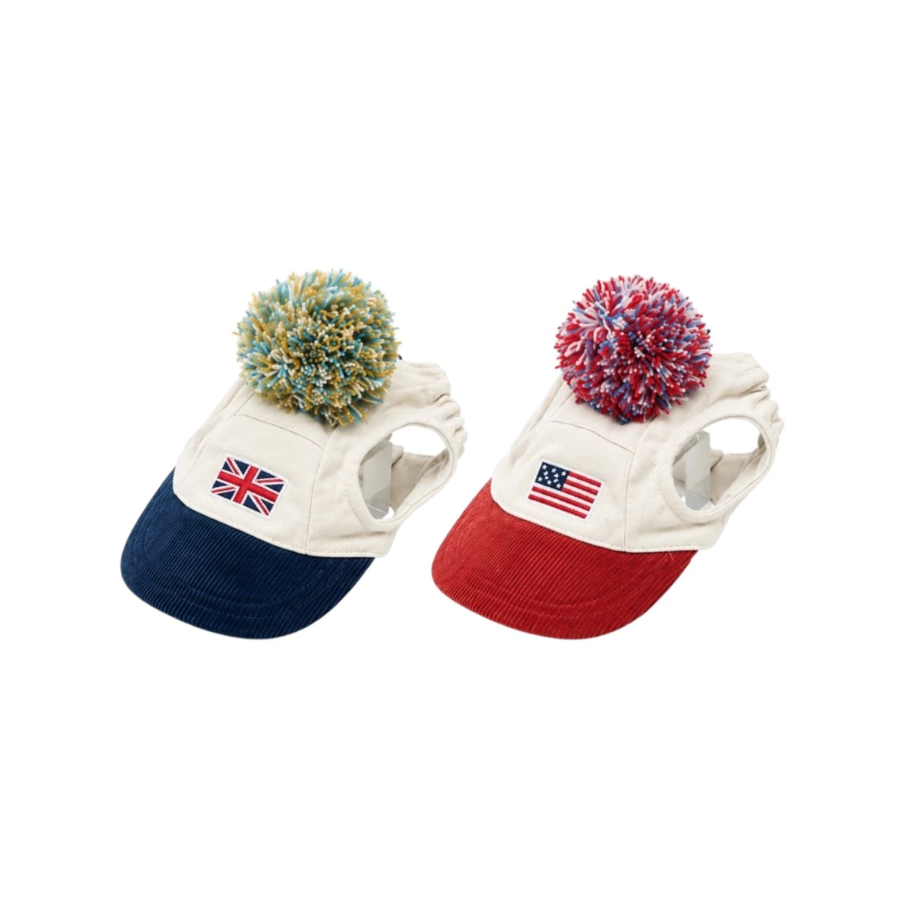 National flag pom pom hat | 國旗絨球帽