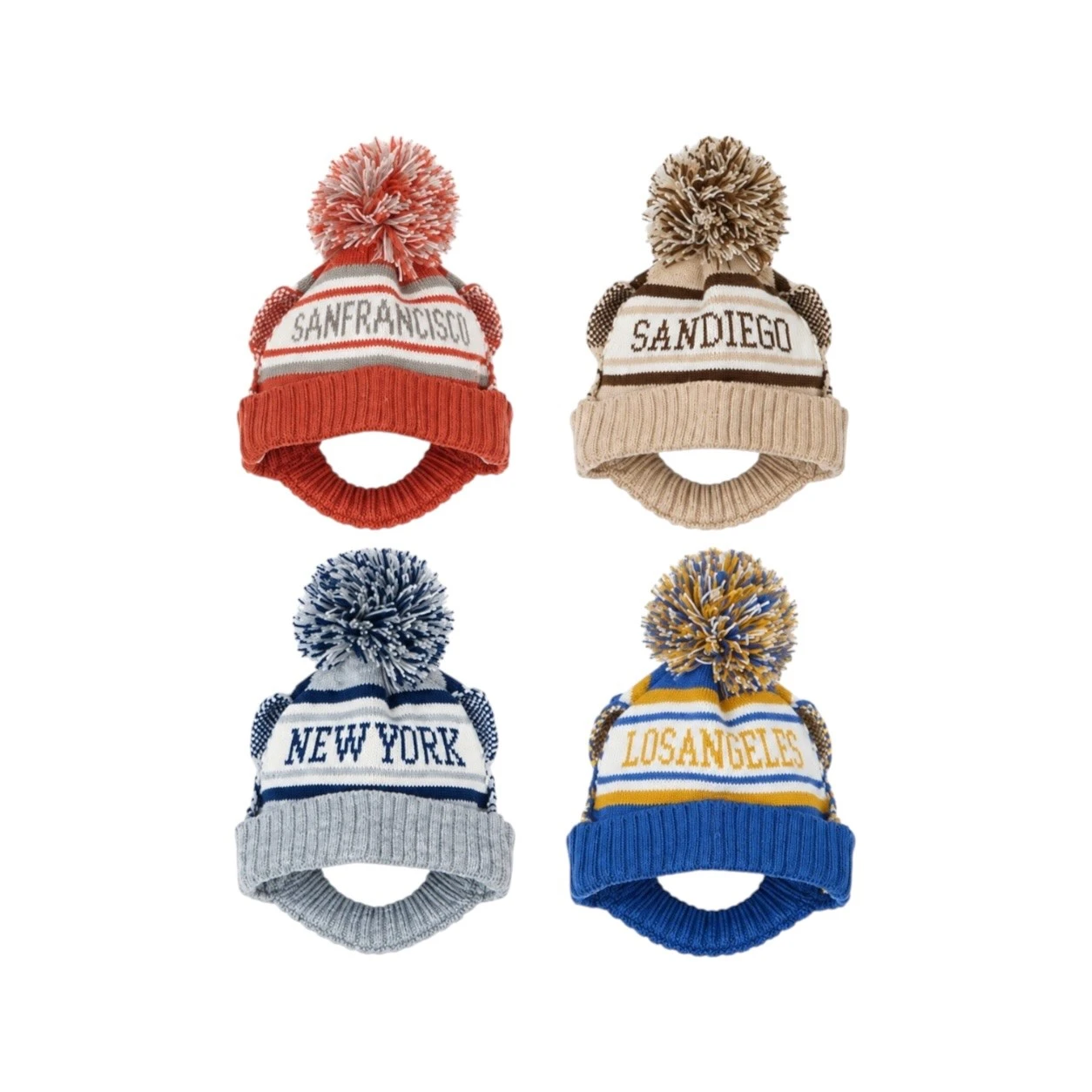 Preppy style knitted beanie | 學院風針織毛帽