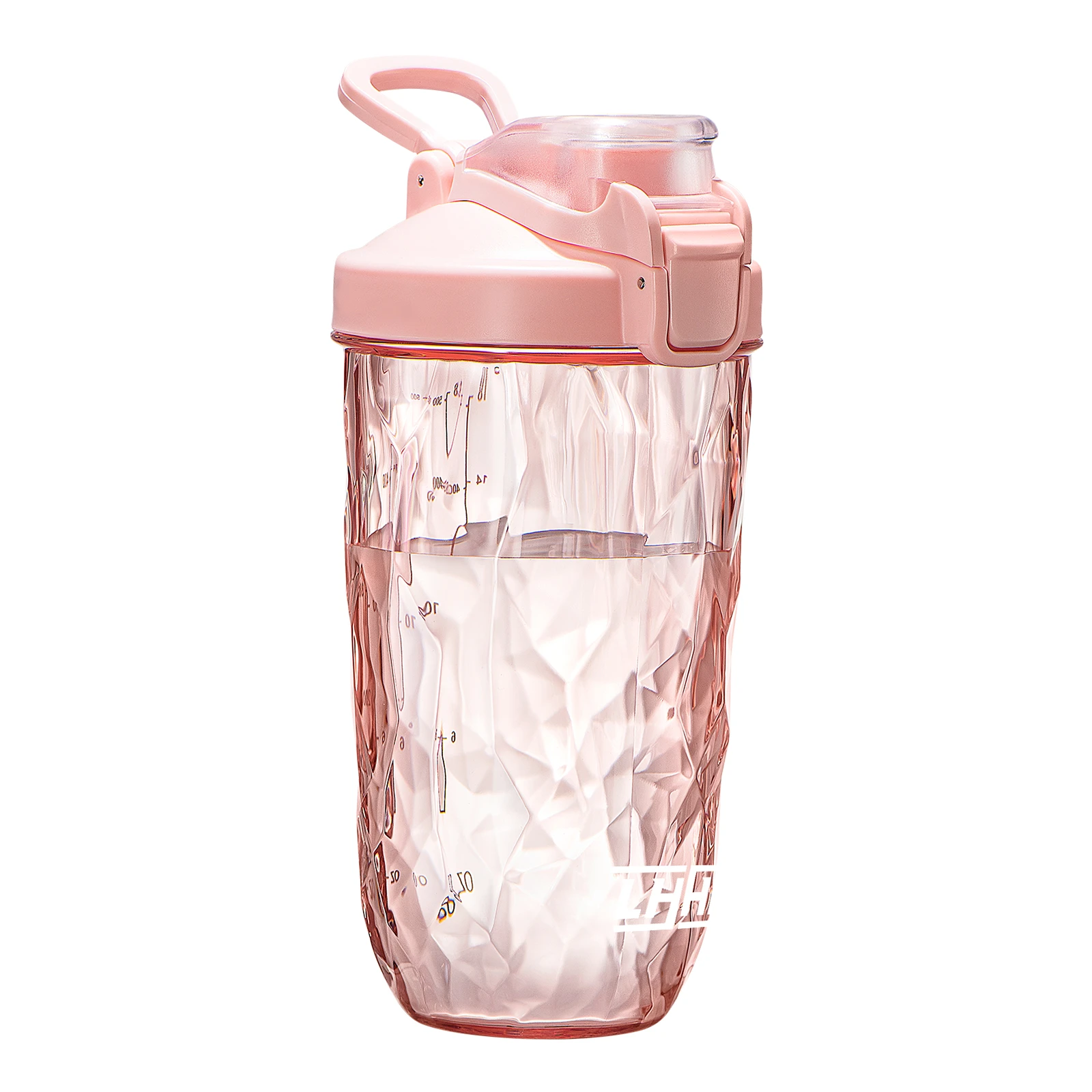 鑽石隨手杯 650ml｜薔薇粉