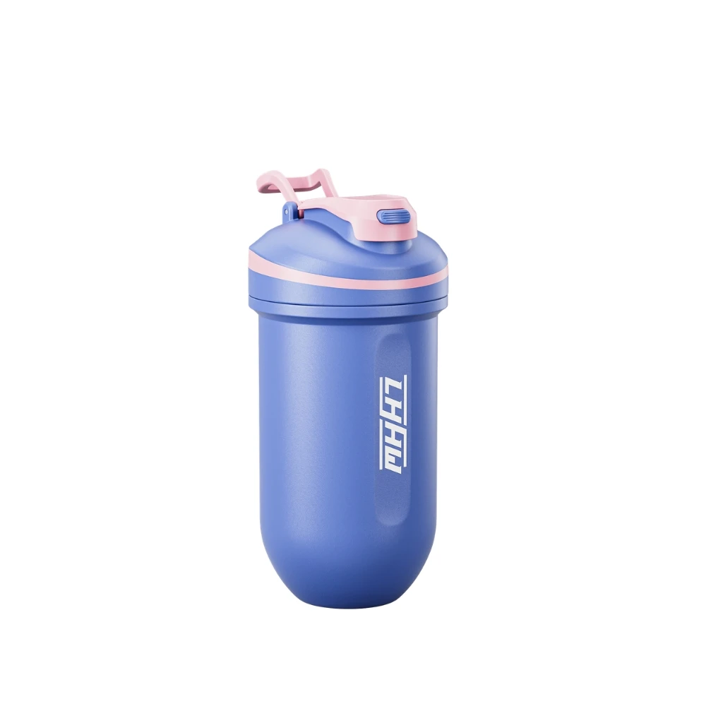 LHHW 能量膠囊隨手杯 500ml|不鏽鋼內膽・花青紫