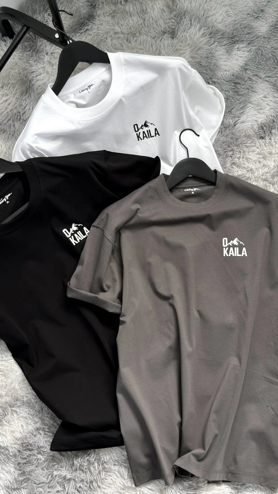 【Kai´wa】WILD Adventure ｜ 日落山脈復古印花 Oversize 落肩短 T
