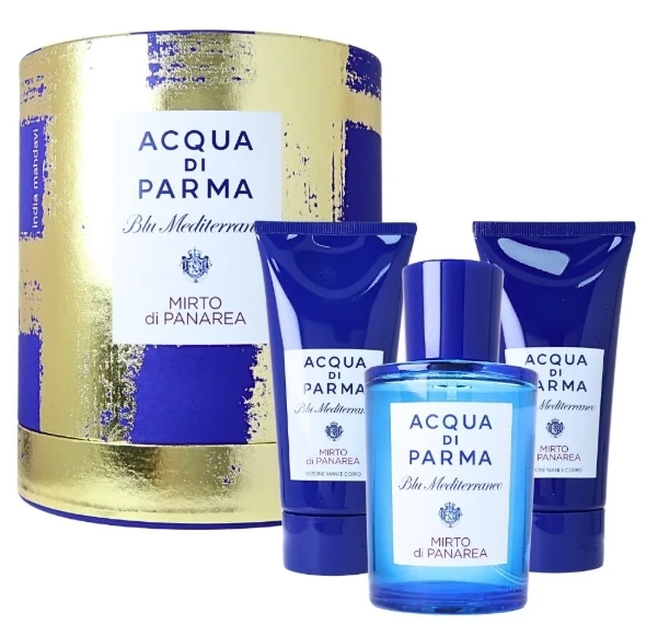 Acqua Di Parma 藍色地中海系列 Mirto di Panarea 加州桂淡香水禮盒組