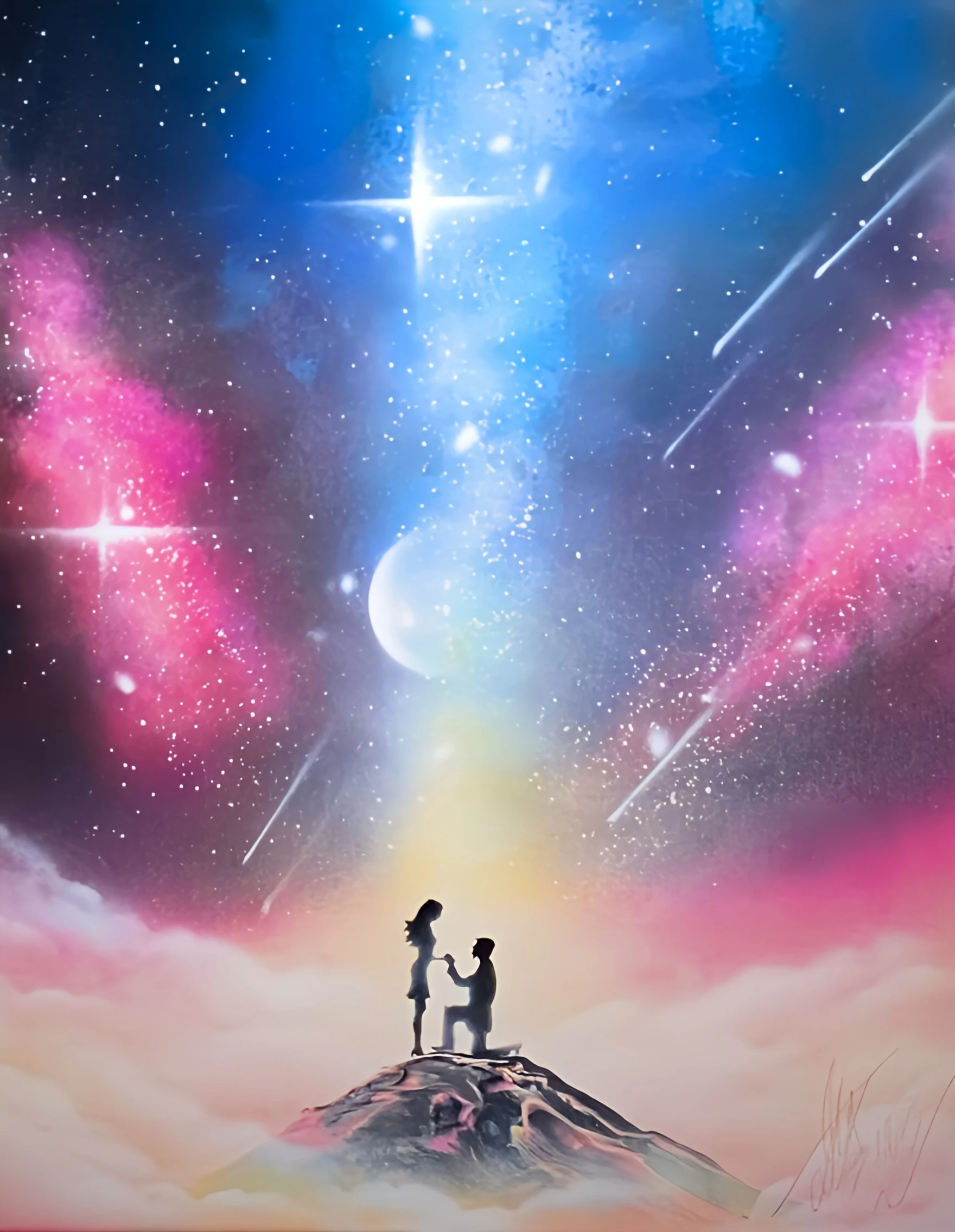 台灣噴畫藝術家Derex的藝術作品:最美的決定