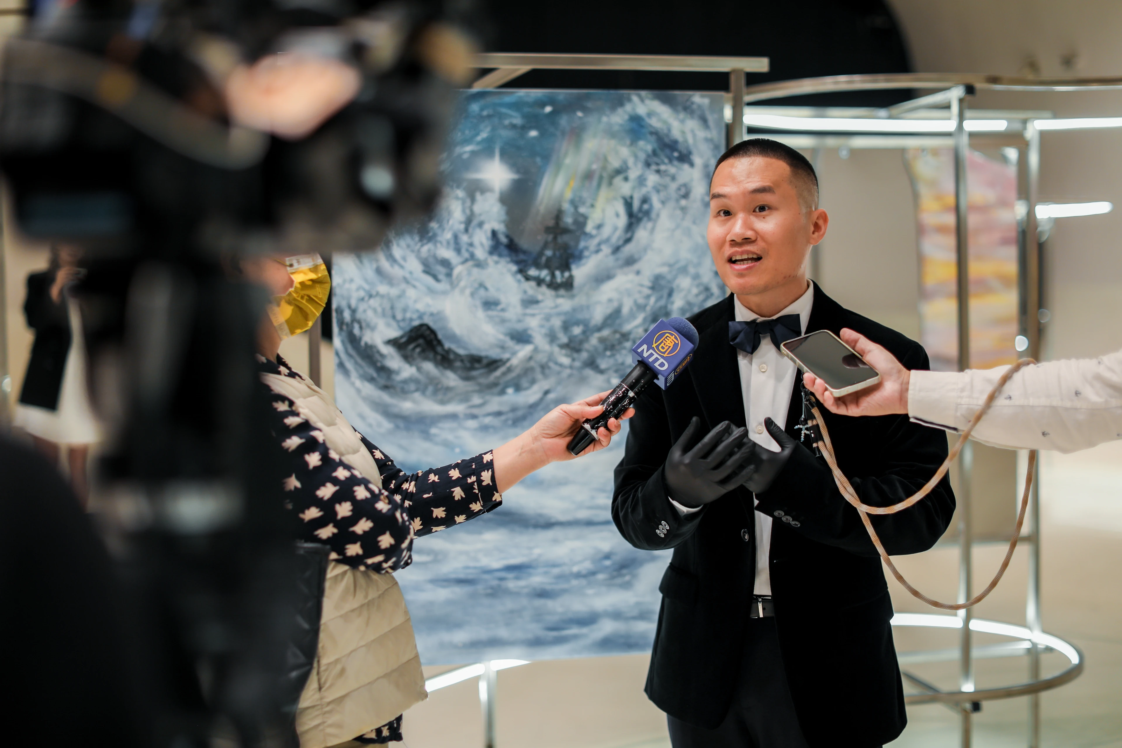 Derex臺中國家歌劇院展覽精選照片《開展當日採訪》