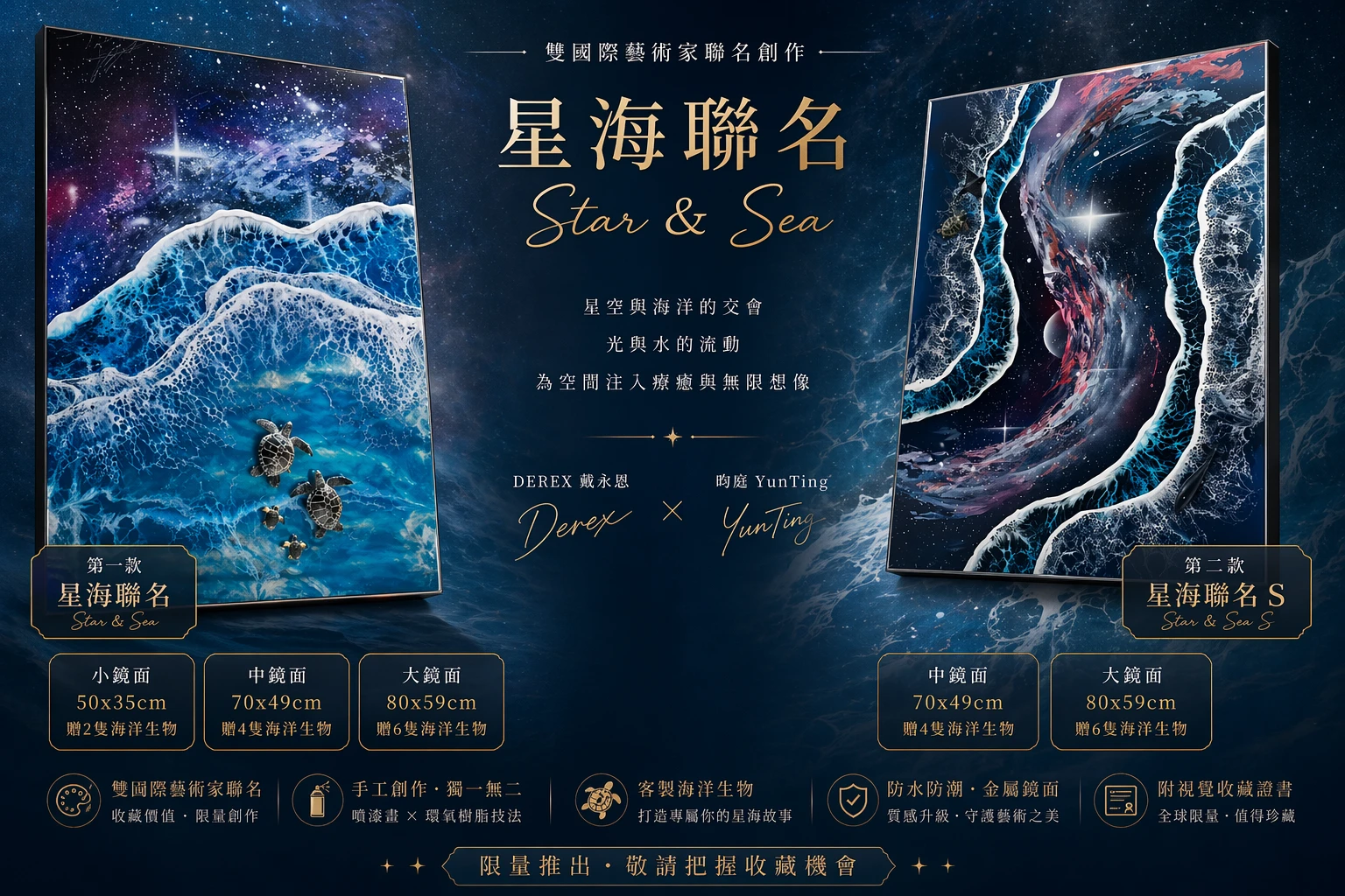《星海聯名》戴永恩DEREX x 昀庭YunTing Draw 聯名創作