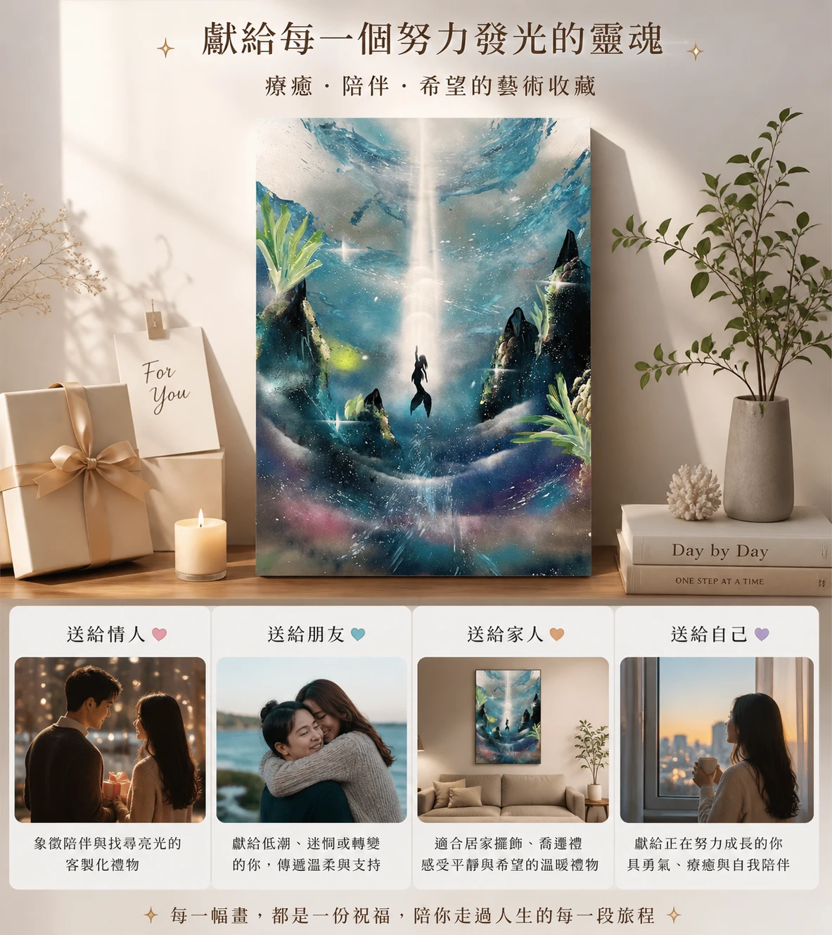 美人魚・尋光｜Mermaid・Light適合收藏禮物對象