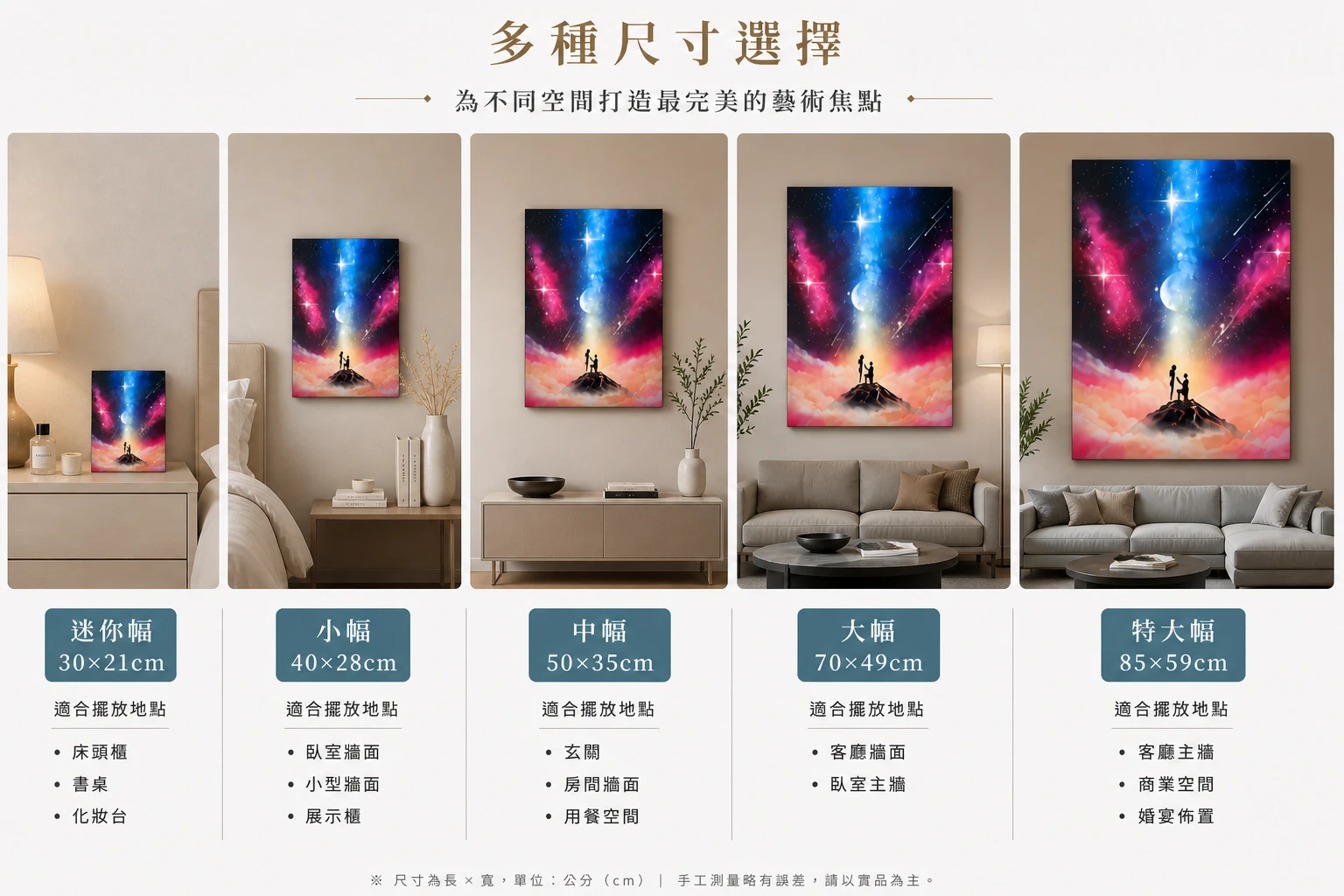 最美的決定｜Perfect Decision尺寸規格與空間擺設建議