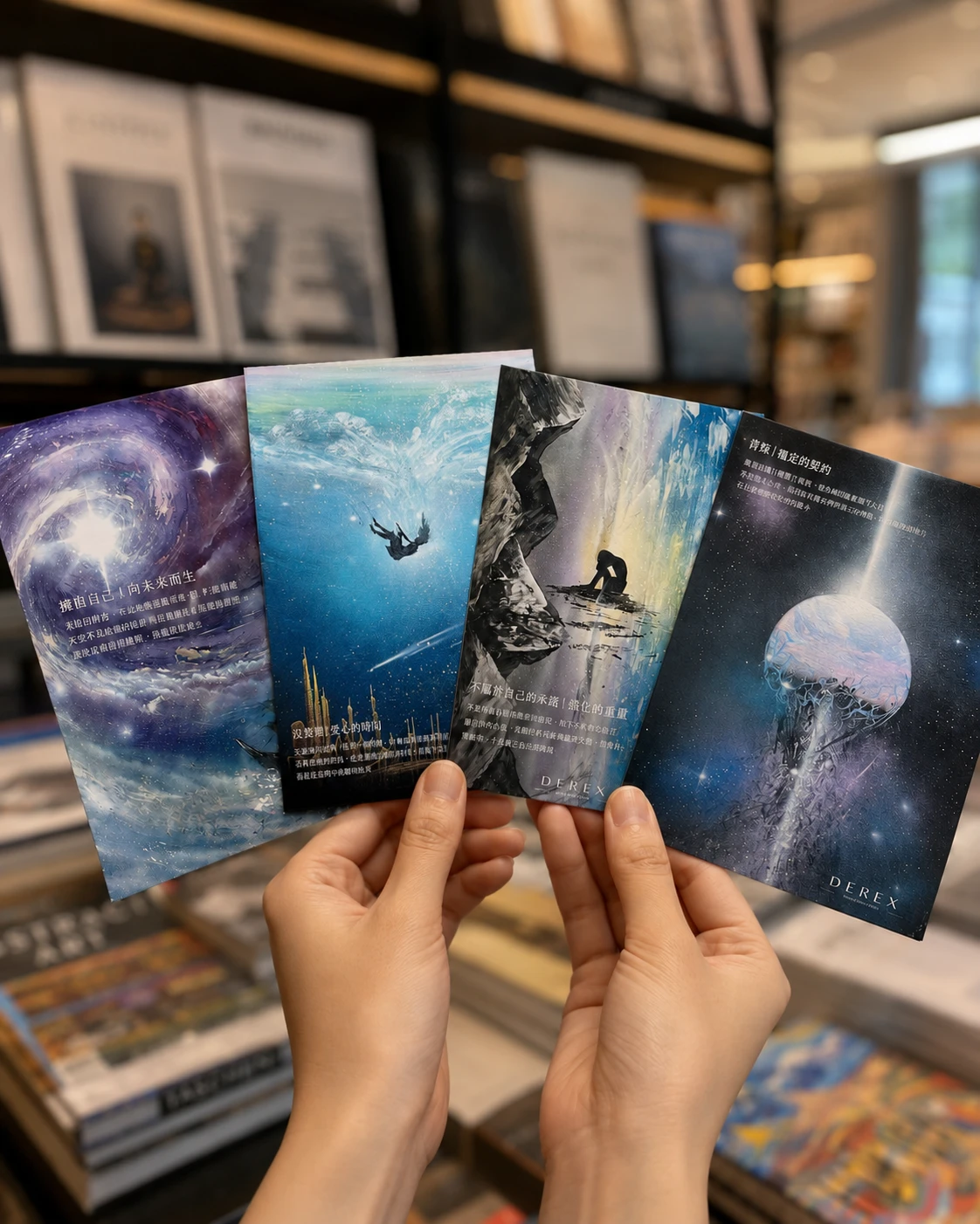 (現貨)《看見你的心之地圖》展覽藝術明信片