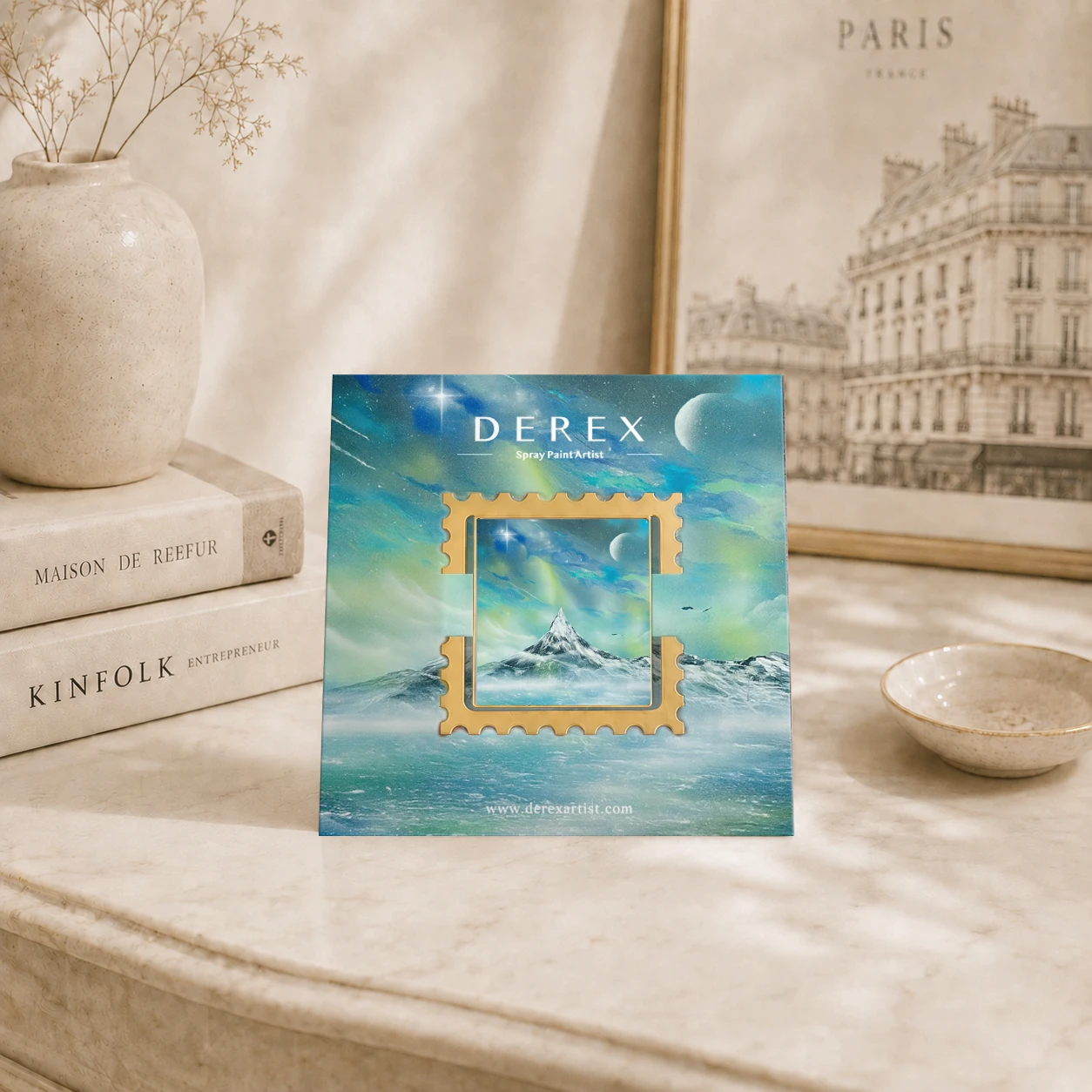 Derex經典噴畫藝術作品集藝術金屬書籤|奇蹟之處Miracle Place