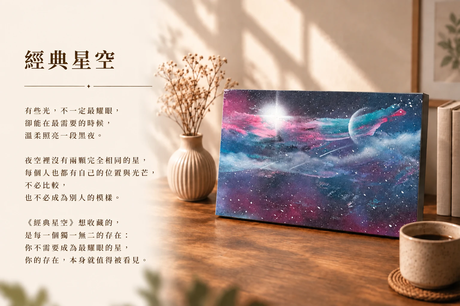 國際當代藝術家DEREX戴永恩《希望．星空禮盒｜Starry Sky》象徵被看見與珍視