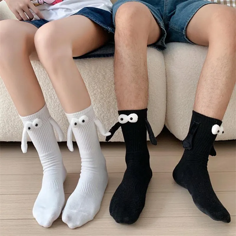 CU｜A59 超夯磁吸大眼牽手襪