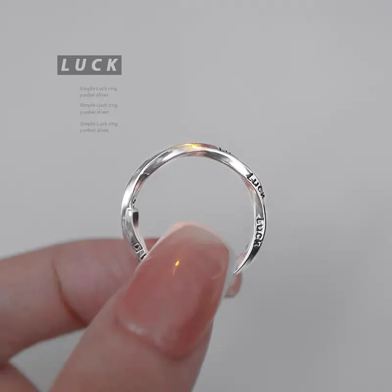 CU｜A38 韓國LUCK質感可調式戒指
