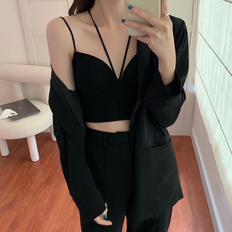 CU｜R82 小性感美背吊帶BRA TOP