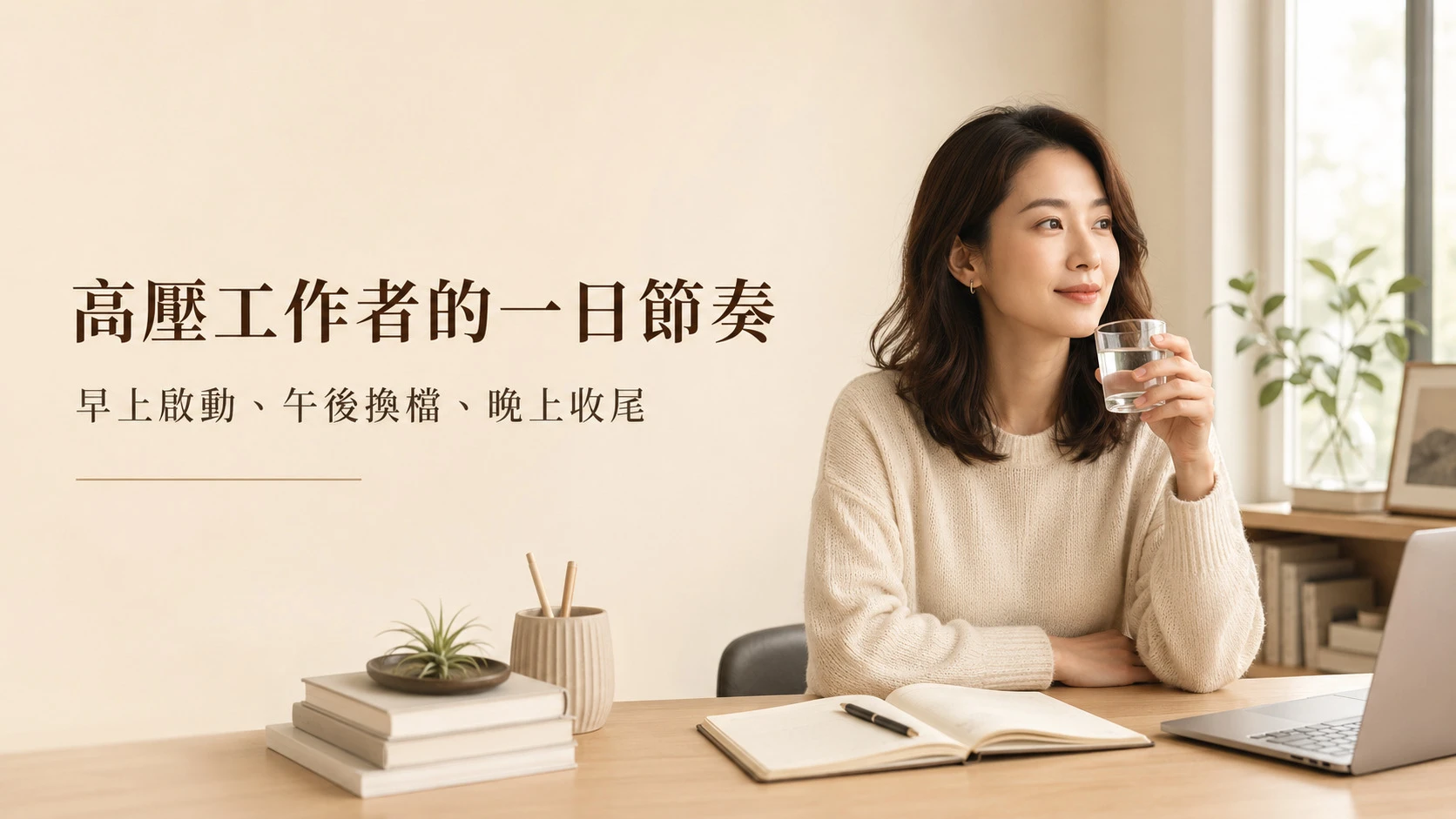高壓工作者一日節奏，包含早上啟動、午後換檔與晚上收尾