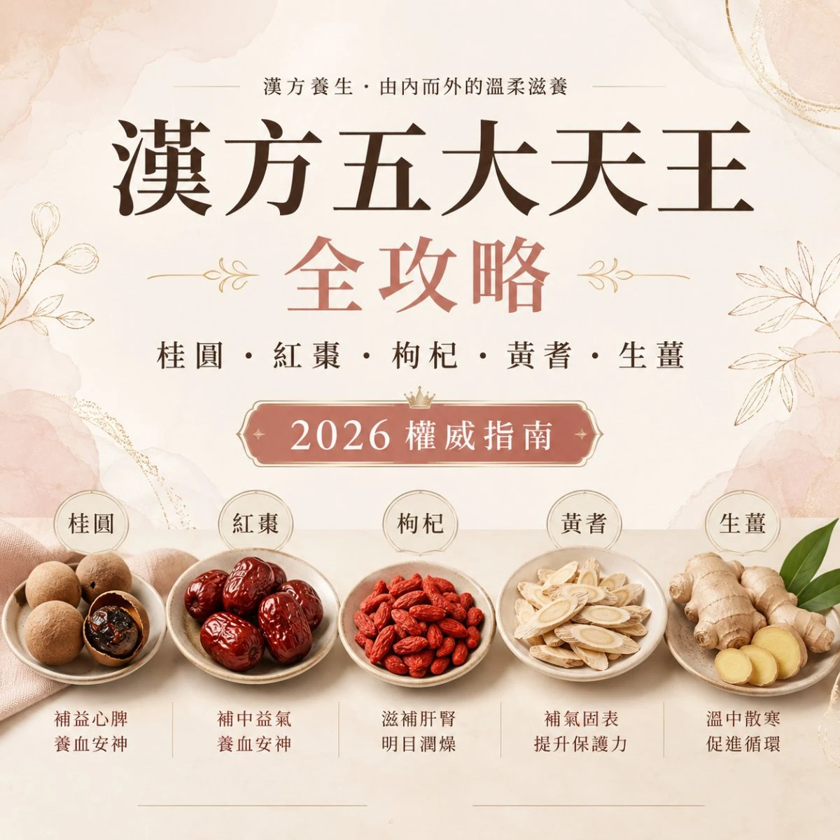 桂圓紅棗枸杞黃耆生薑怎麼搭配的日常茶飲指南