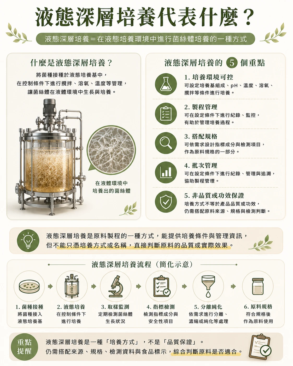 猴頭菇菌絲體液態深層培養說明