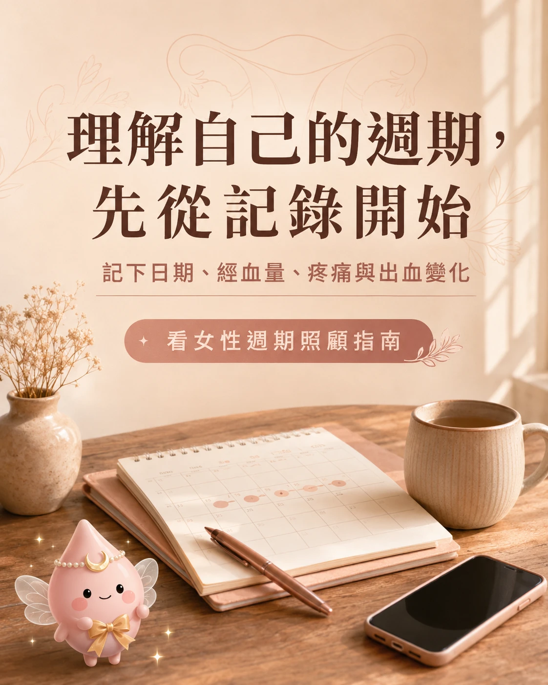 女性週期記錄與必要時尋求婦產科評估的下一步建議