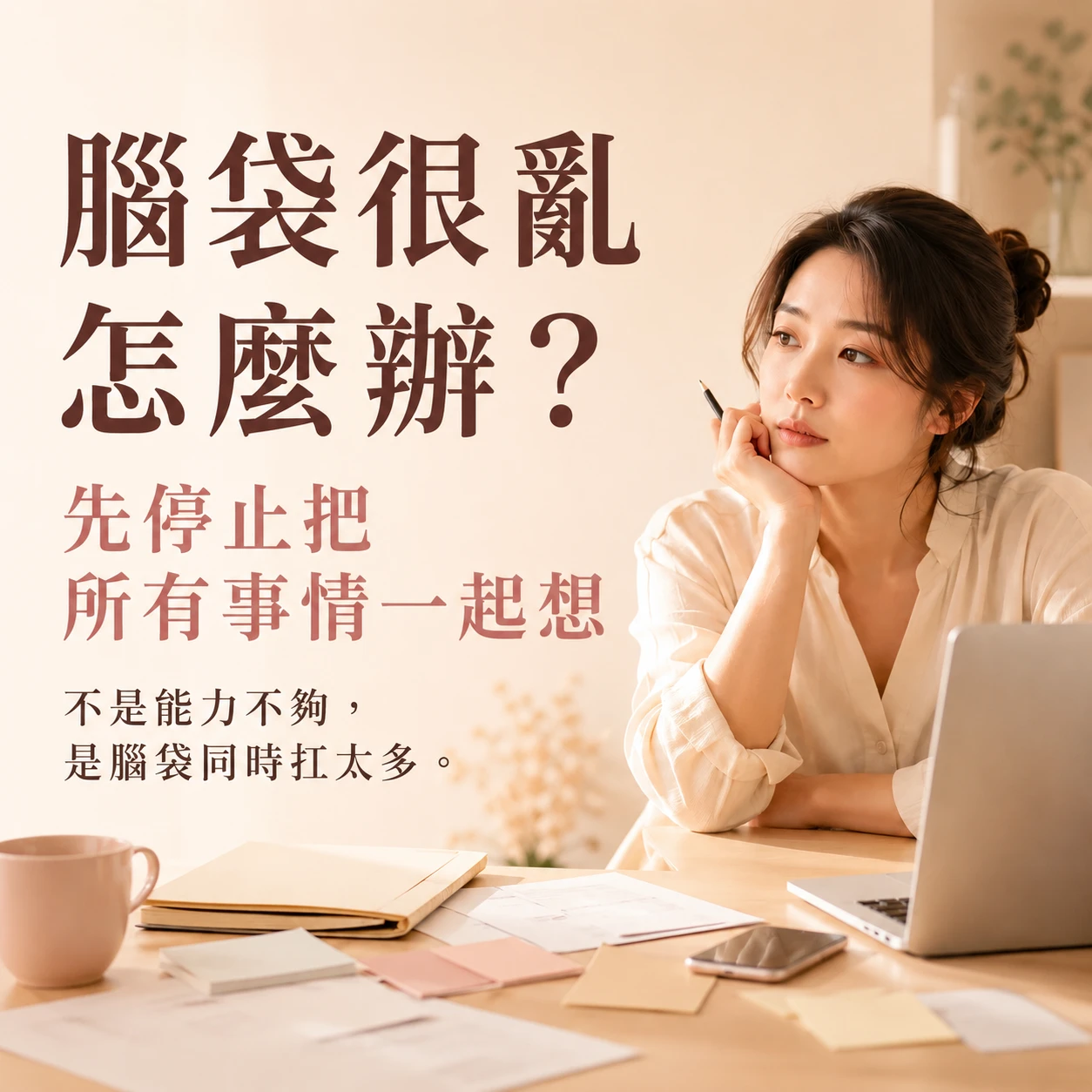 腦袋很亂怎麼辦？3 層清單整理混亂待辦｜月美好