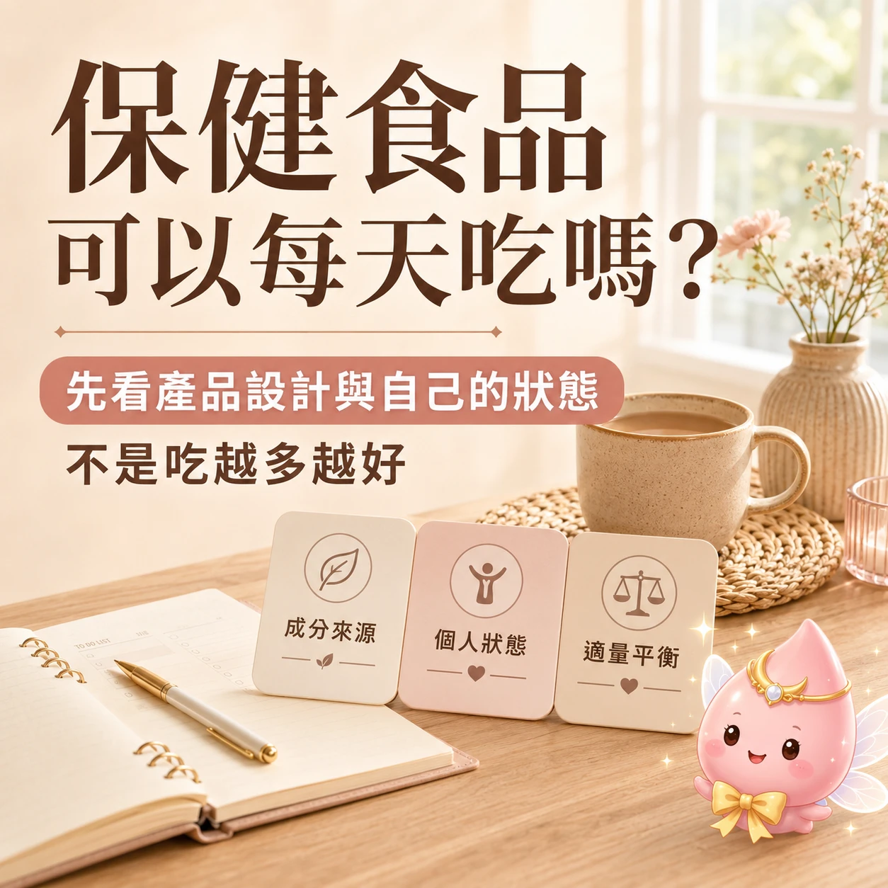 保健食品可以每天吃嗎？先看懂日常補給、食用建議與注意事項