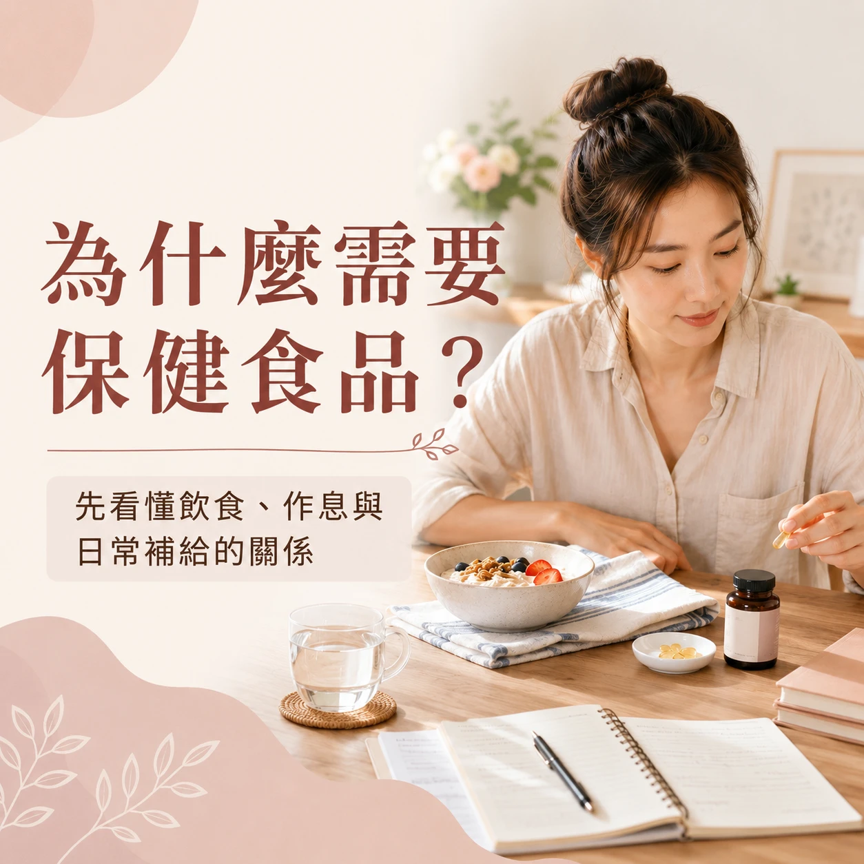 為什麼需要保健食品？飲食、作息與日常補給關係｜月美好