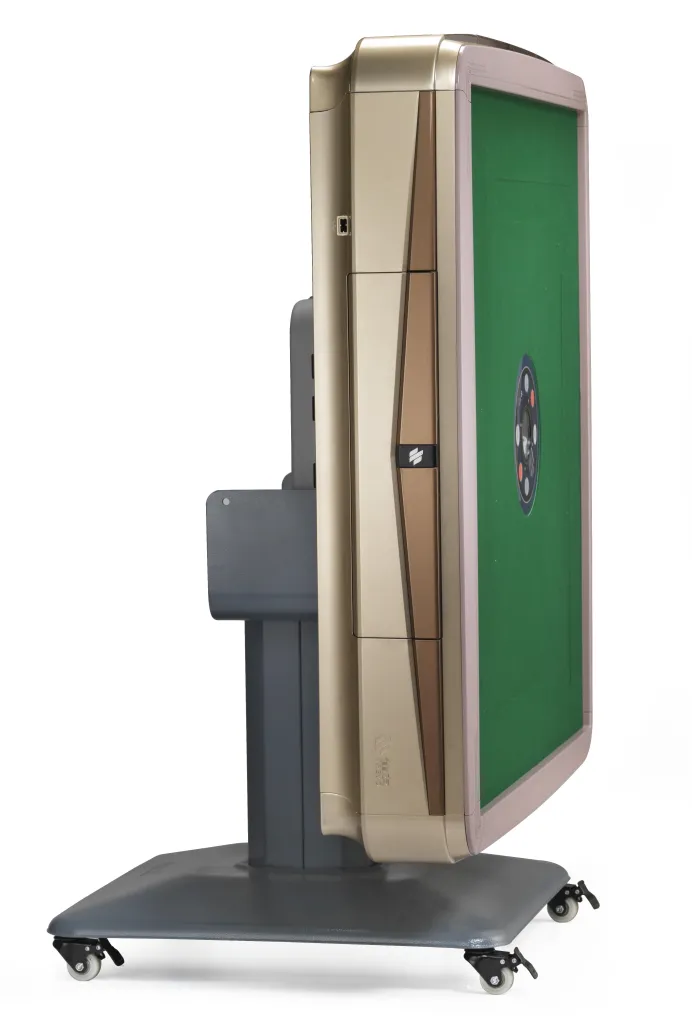 雀友電動麻將桌-S90-手動折疊款(天澤香檳金) |