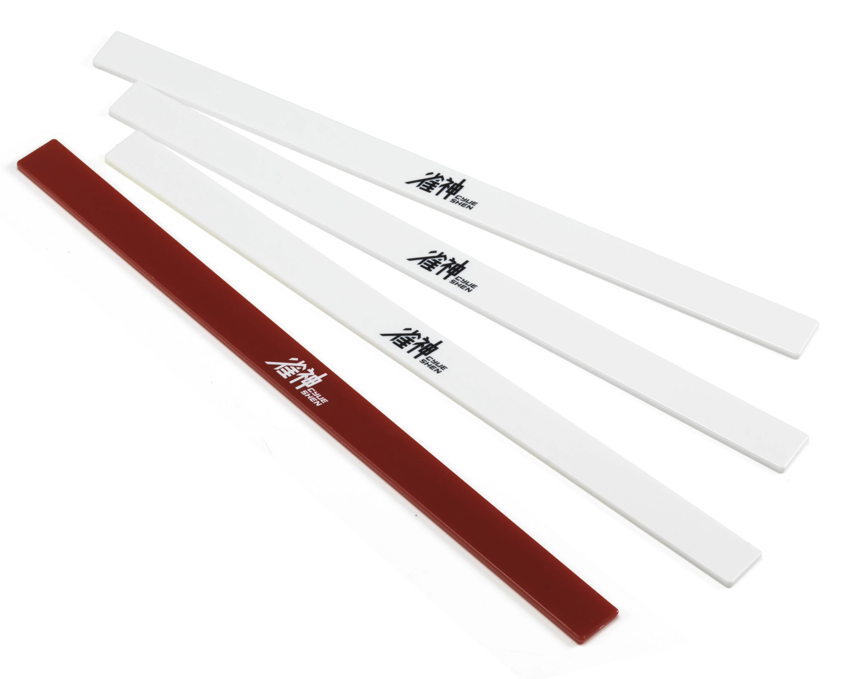 耐衝擊牌尺34mm(雀神logo版)一藍三白、一紅三白、一黃三白